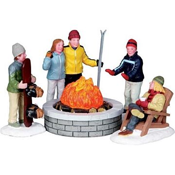 LEMAX FIRE PIT, SATZ VON 5, B/O (4.5V)