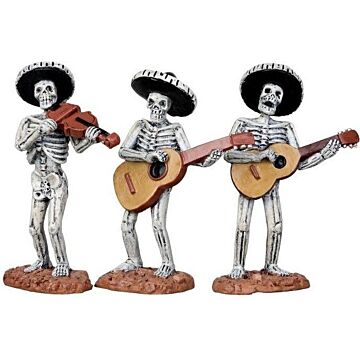 LEMAX SKELETON MARIACHI BAND, SATZ VON 3