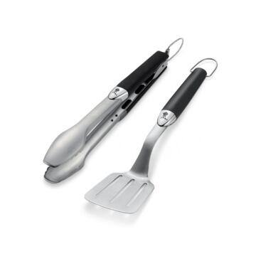 Weber Premium Tool Set zweiteilig Edelstahl schwarz