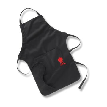 Weber Schürze schwarz