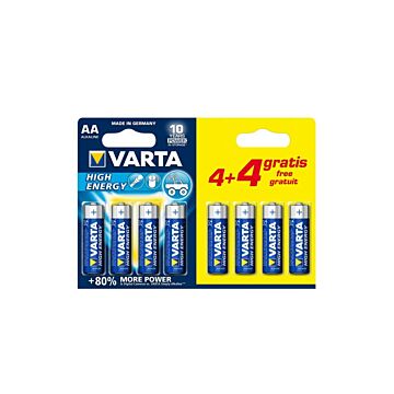 Varta Alkaline Batterie AA 4+4
