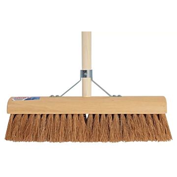 Kehrmaschine aus Kokosfasern 40 cm mit Griff - Talen Tools