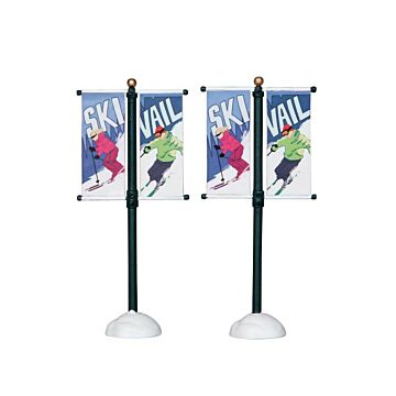 Lemax Street Pole Banner, Set mit 2