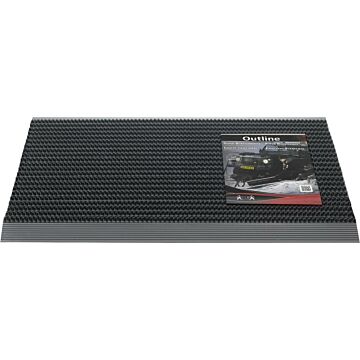 Fußmatte Outline schwarz 50x80 cm - Hamat