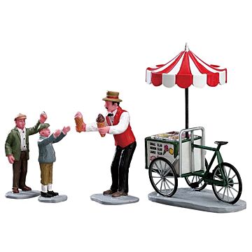 Lemax Gelato Cart, Set mit 4