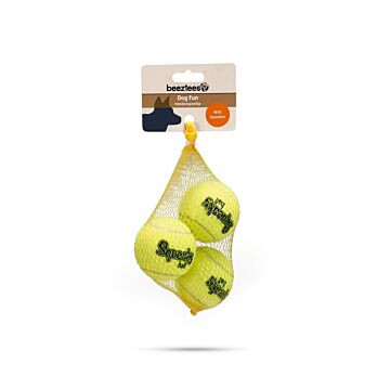 Tennisball mit Quietscher 3 Stück Ø 6,5 cm
