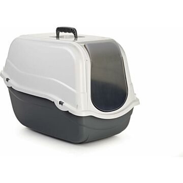 Beeztees Katzentoilette romeo L 54 cm grau weiß