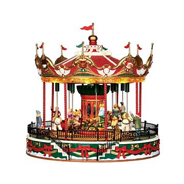 LEMAX SANTA CAROUSEL, MIT 4.5V ADAPTER