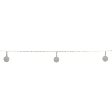 Partybeleuchtung 50 led leuchten warm weiß 2,5 cm 