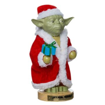 Yoda im Weihnachtsmanngewand Nussknacker 22,9 cm Yoda im Weihnachtsmanngewand Nussknacker 22,9 cm