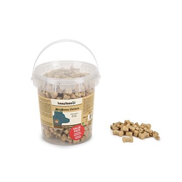 Hundesnack mini Bones Huhn 500 g – Beeztees