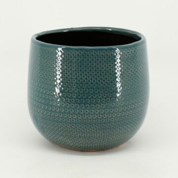 Blumentopf Gabriel Blau Ø 18 cm - MICA