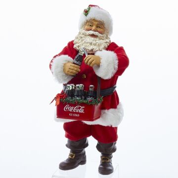 Kerstman coca-cola met 6pack