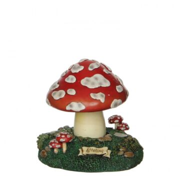 Muzikale paddenstoel - h16xd15cm - Luville
