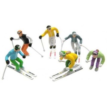 FIGUREN STEHEN SKI - 6STK. 1:32