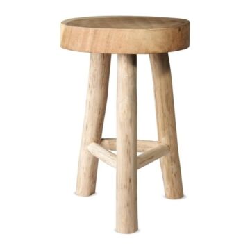 Hocker aus holz, natur, Ø 30 cm