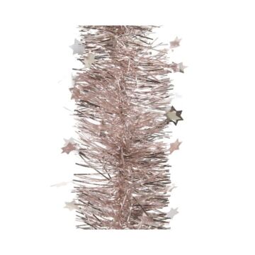 tinsel stargarland glänzend 4ply erröten rosa