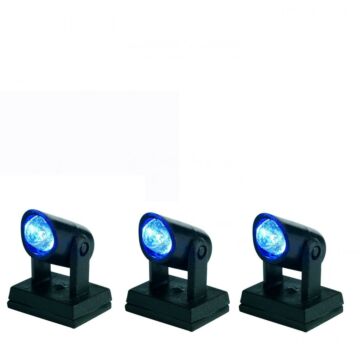 Spot Light Blue 3 Pieces Battery Operated - L1,5Xb1Xh1,5cm