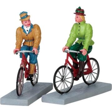 Lemax Bloomers and Bicycles, Set mit 2