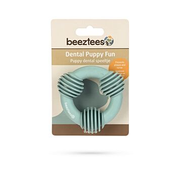 Puppy-Zahnpflege-Knochen Gummi grün 8 cm – Beeztees