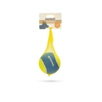 Hundespielzeug Fetch-Tennisball blau/gelb 10 cm