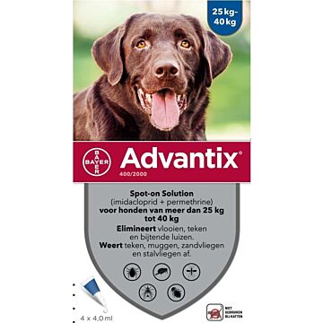 Advantix Spot-on 400/2000 – Hund 25-40 kg