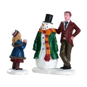 Lemax Dad's Snowman, Set mit 2