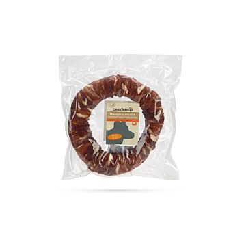 Hundesnack Rinderhaut-Ring mit Ente 1× 19 cm