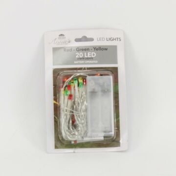 LED lampjes rood-geel-groen 2 meter