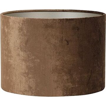 LIGHT & LIVING Lampenschirm zylinder d20x15cm braun LIGHT & LIVING Lampenschirm zylinder d20x15cm braun