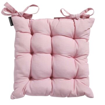 Sitzkissen Toscane 46x46 weich rosa