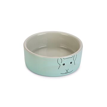 Beeztees Eetbak cavia frinca grijs/mint l10