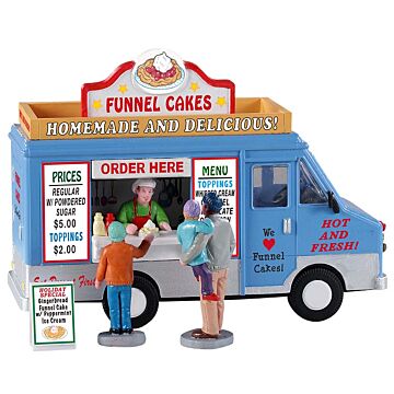 Lemax Funnel Cakes Food Truck, Satz von 4