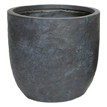 Blumentopf Arizona Egg Pot Graphite Ø 32 cm - Mega Collections