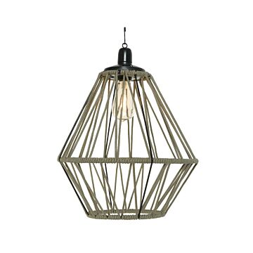 LED Solar Hängeseil d38h47cm2l Sand