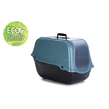 Beeztees Katzentoilette romeo eco l57b39h41cm blau/schwarz