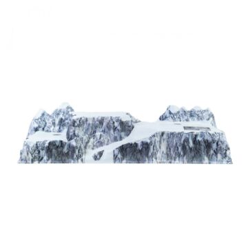 BASIC WEIHNACHTSDORF VOLLFARBE ARLBERG 120X40CM