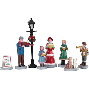 Lemax Baily's Music School Carolers, Set mit 8