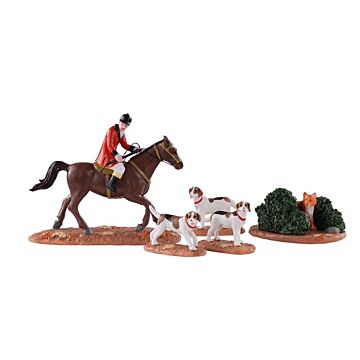 Lemax Fox Hunt, Set mit 5