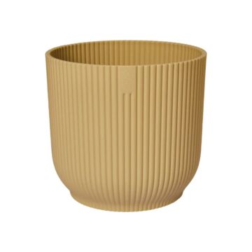 Blumentopf Vibes Fold rund gelb Ø 16 cm - Elho