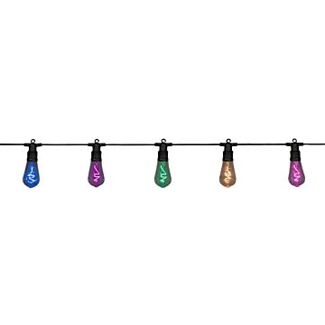 Partybeleuchtung 10l/l10m spiraal multi