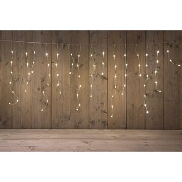 ICICLE LIGHTS DRAHT TRANSPARENT 180L 360X70CM LED WARM WEISS 36 STRING 3/5/7/3/5/7 5M KABEL - IP44 T