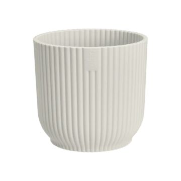 Blumentopf Vibes Fold rund mini weiß Ø 11 cm - Elho