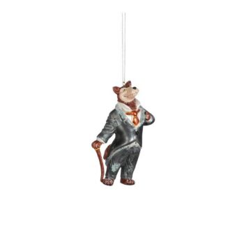 Efteling ornament wolf glas 12 cm
