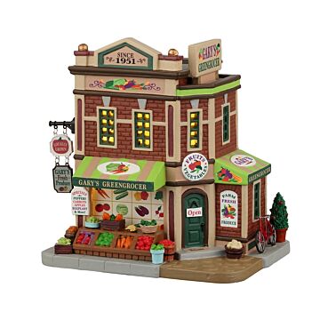 Lemax Gary'S Greengrocer, B/O LED
