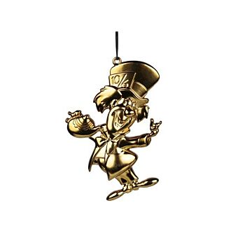 Hoedenmaker ornament goud metaal 14 cm - Kurt Adler