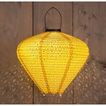 Solarlampe Marrakesch gelb 33 cm