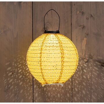 Solarlampe Marrakesch gelb 25 cm