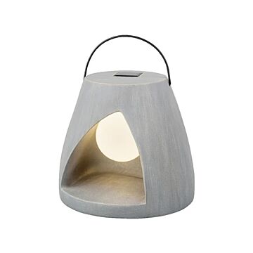 Solarlampe Betonoptik gerade