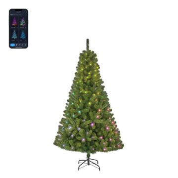 Weihnachtsbaum Lindale 140 LED grün 185 cm - Black Box